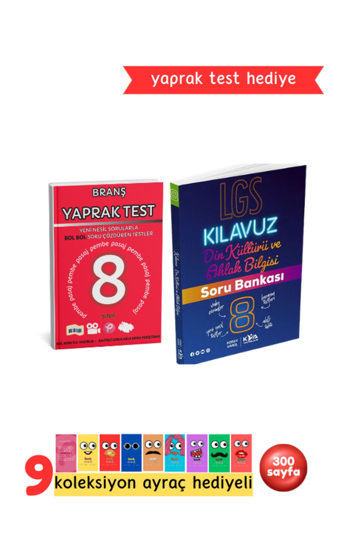 Pembe Yayınevi KVA Yayınları 8. Sınıf Din Kültürü ve Ahlak Bilgisi Kılavuz Soru Bankası