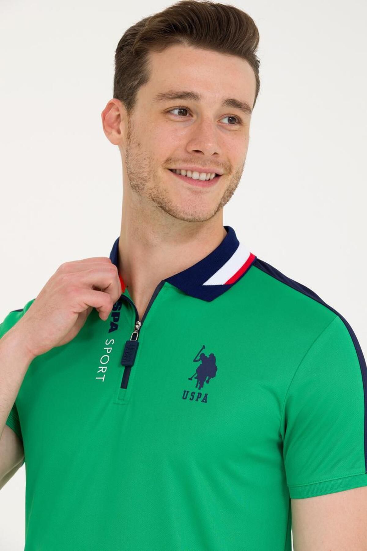 U.S. Polo Assn. Erkek Beyaz Polo Yaka Tişört
