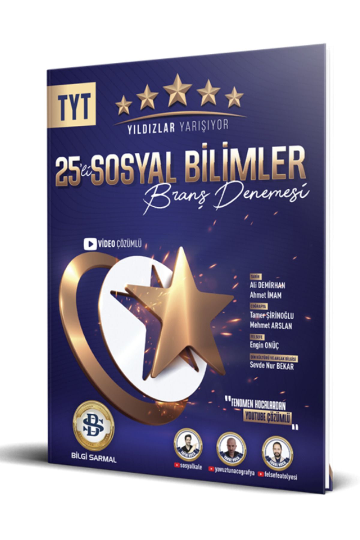 Bilgi Sarmal Yayınları Bilgi Sarmal Yıldızlar Yarışıyor TYT Sosyal Bilimler 25 li Branş Denemesi