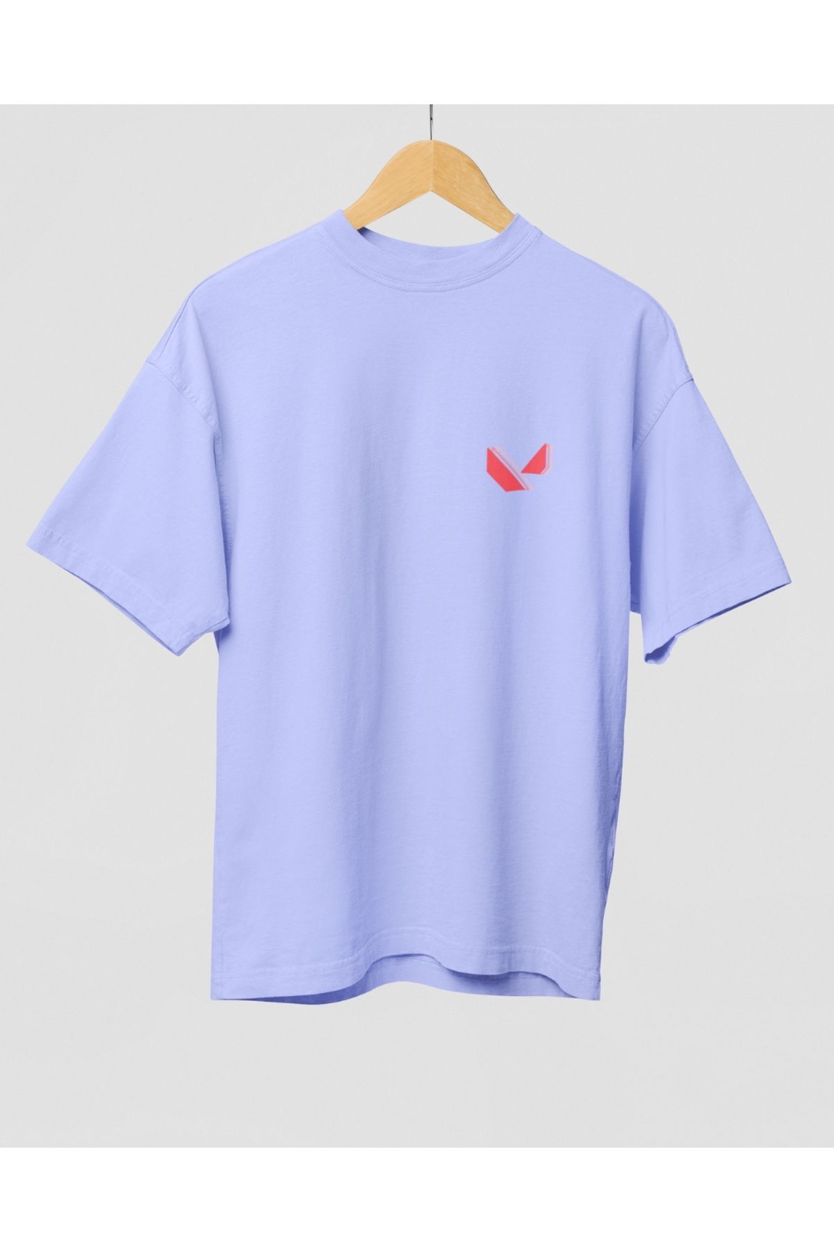 Mollis Valorant Kadın Baskılı Oversize T-Shirt