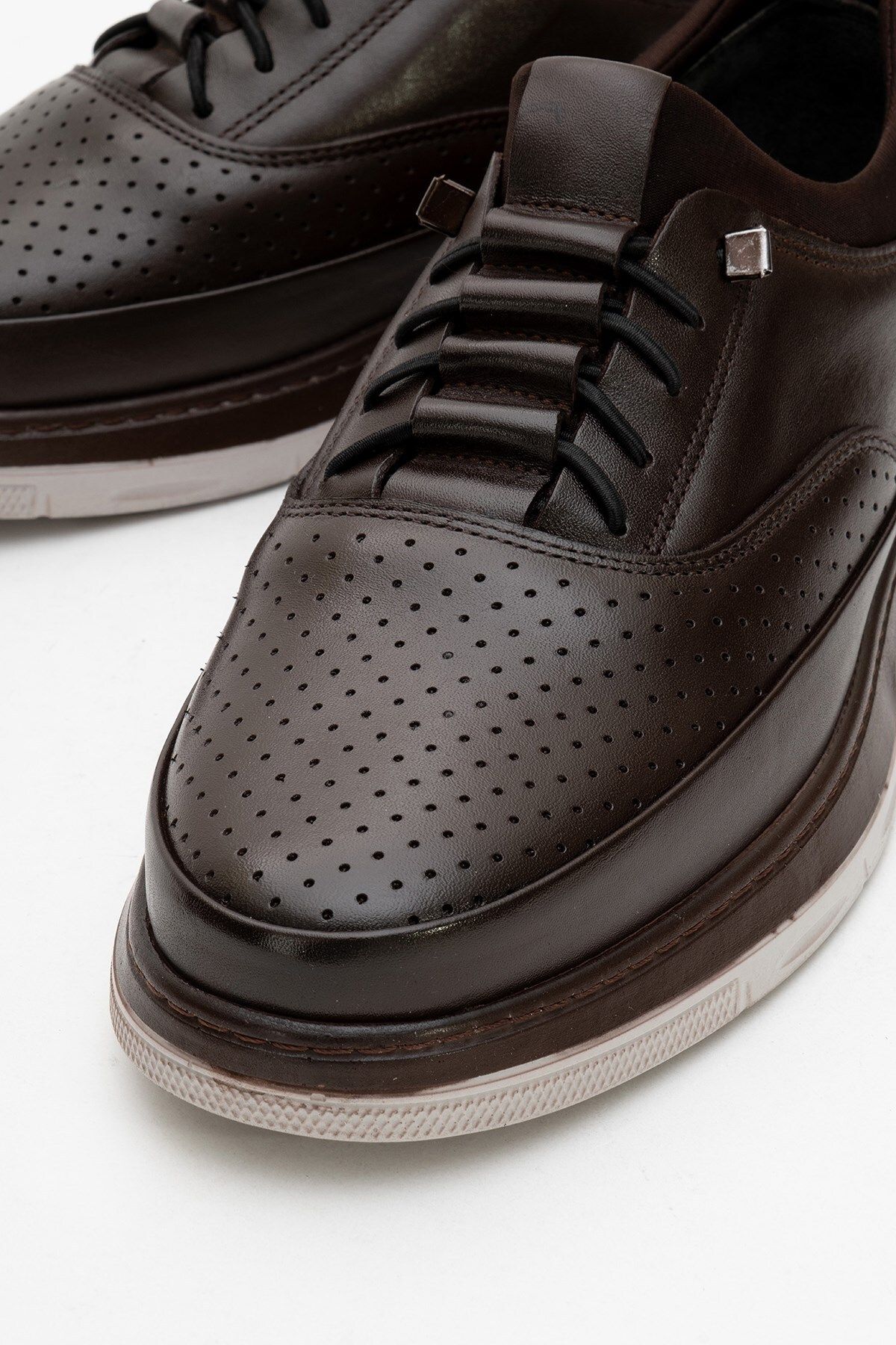 maximoda Hakiki Deri, Yazlık, Delikli, Erkek Deri Sneaker Ayakkabı