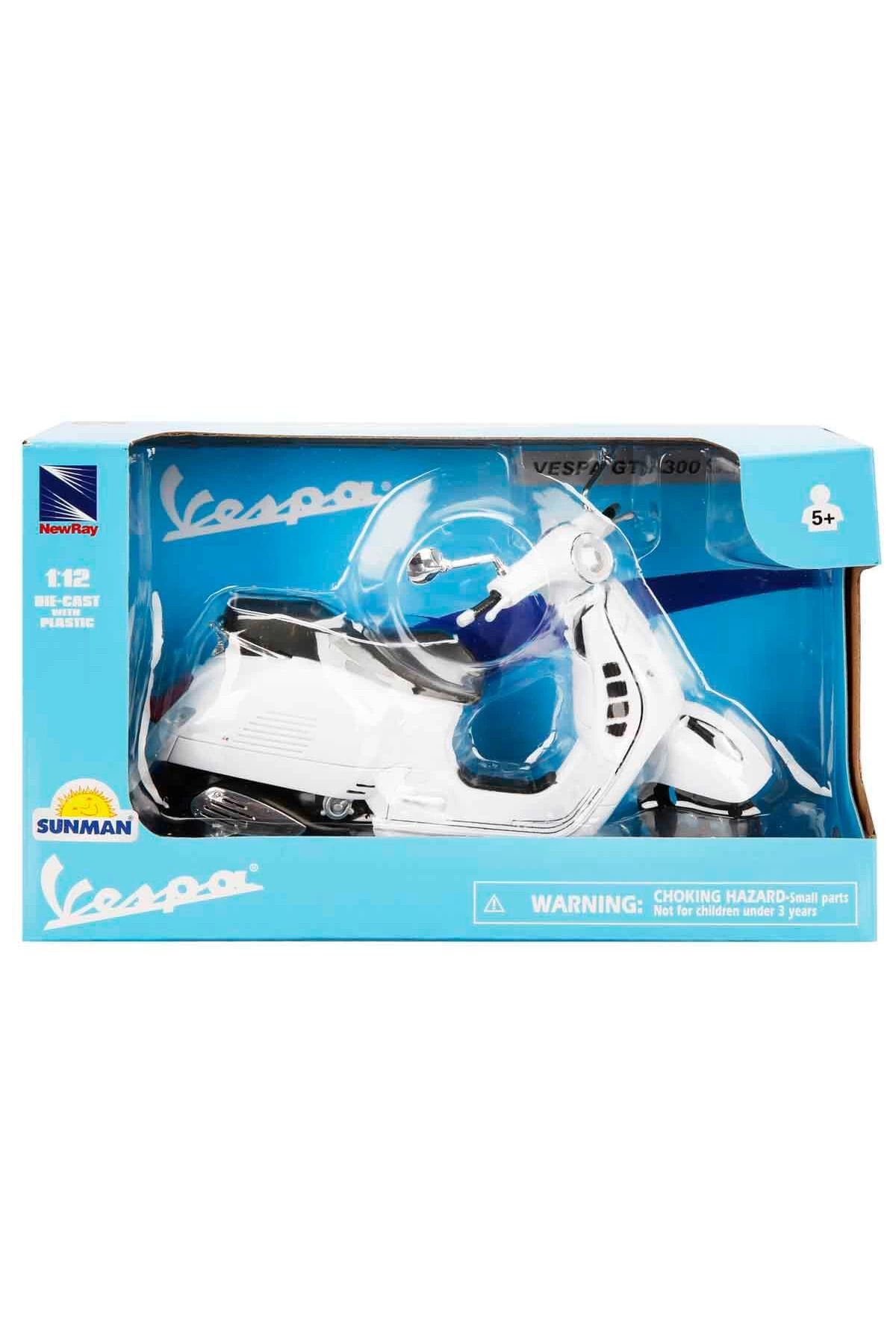 gnsstore 1/12 VESPA MOTOR GTS 300 SUPER BEYAZ