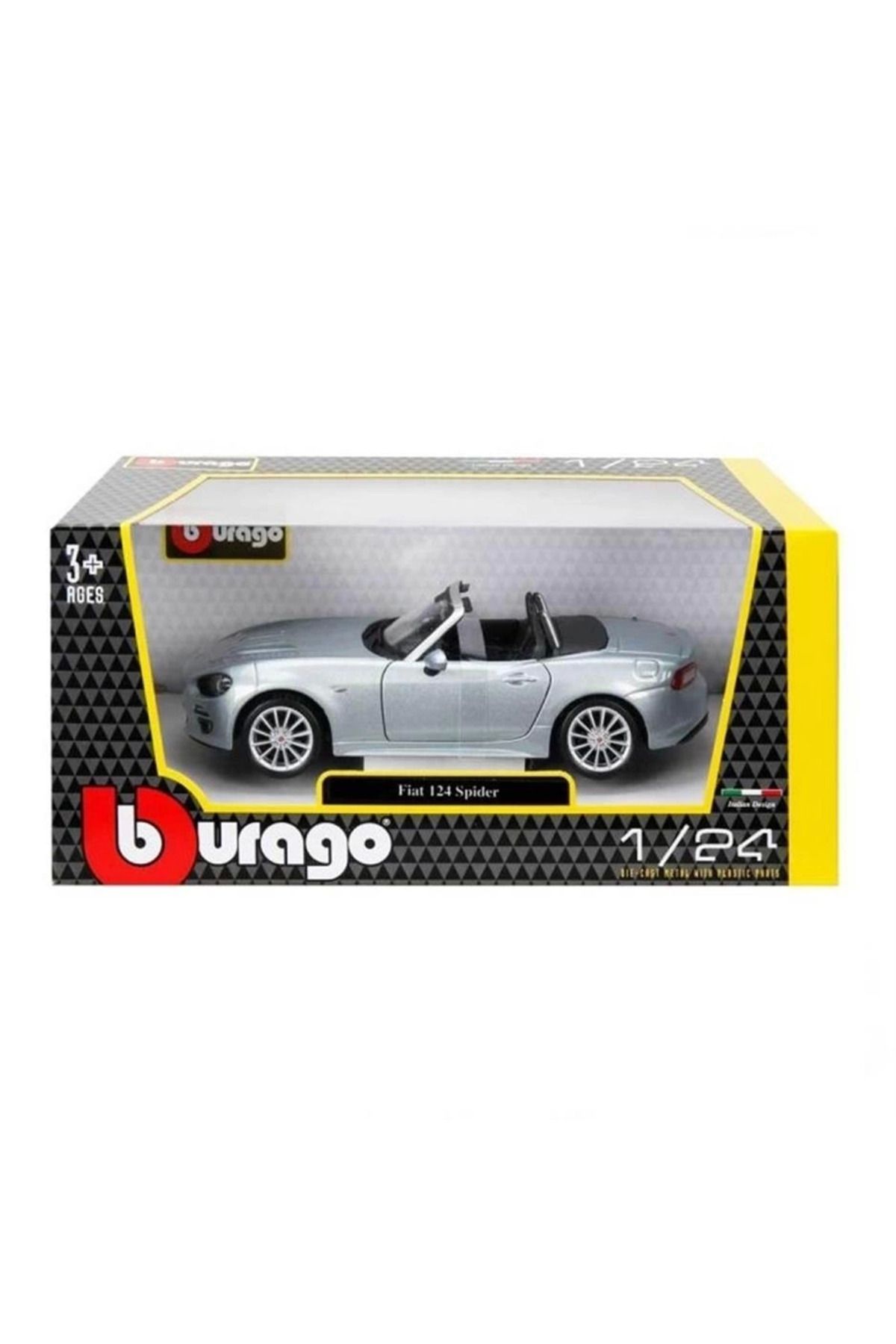 gnsstore BURAGO 1/24 (A) FIAT 124 SPIDER GRİ