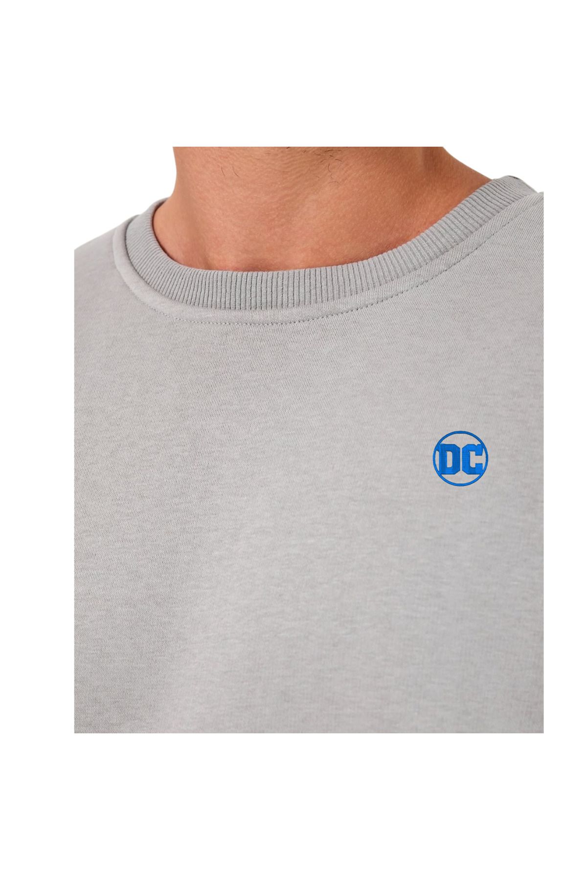 ChapellaSocks DC Desen Nakışlı Unisex Sweatshirt- %100 Pamuk ve Rahat!