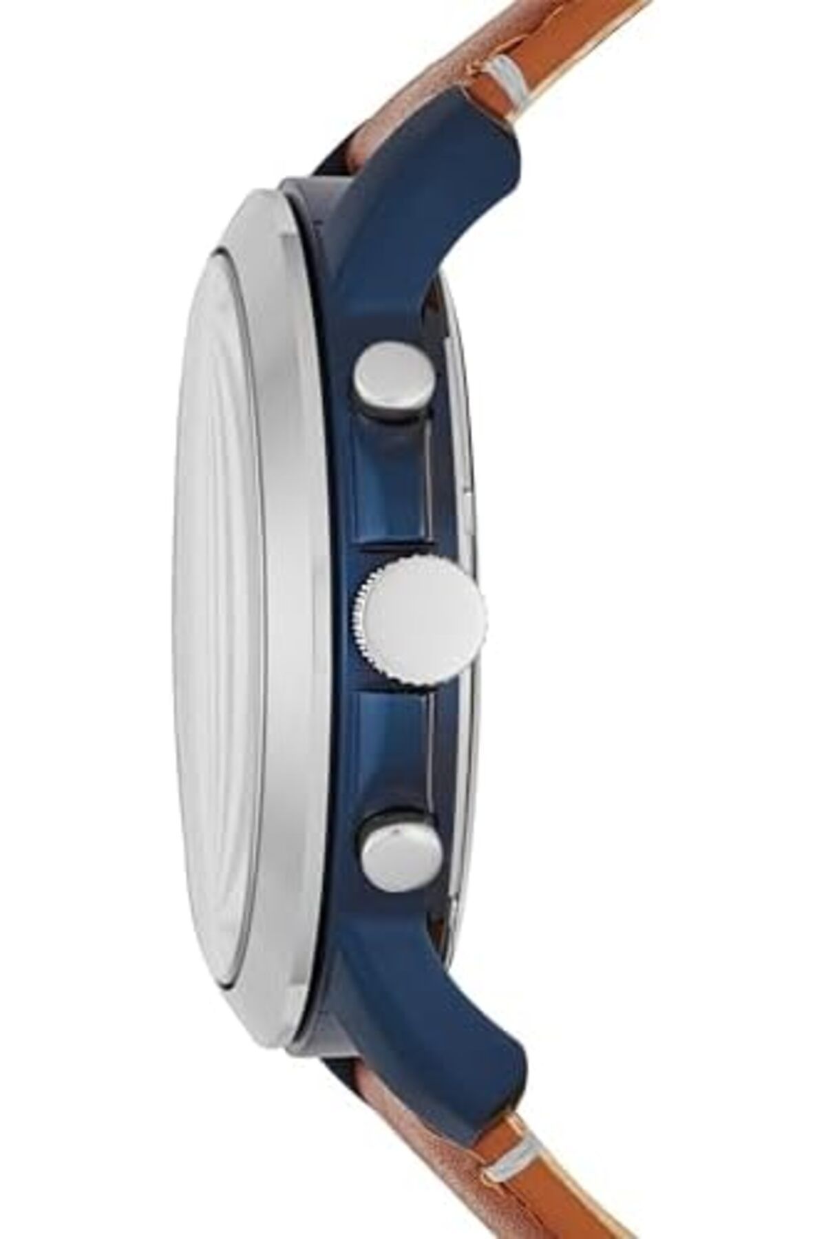 Fossil-Leather Mens Quartz Watch 4