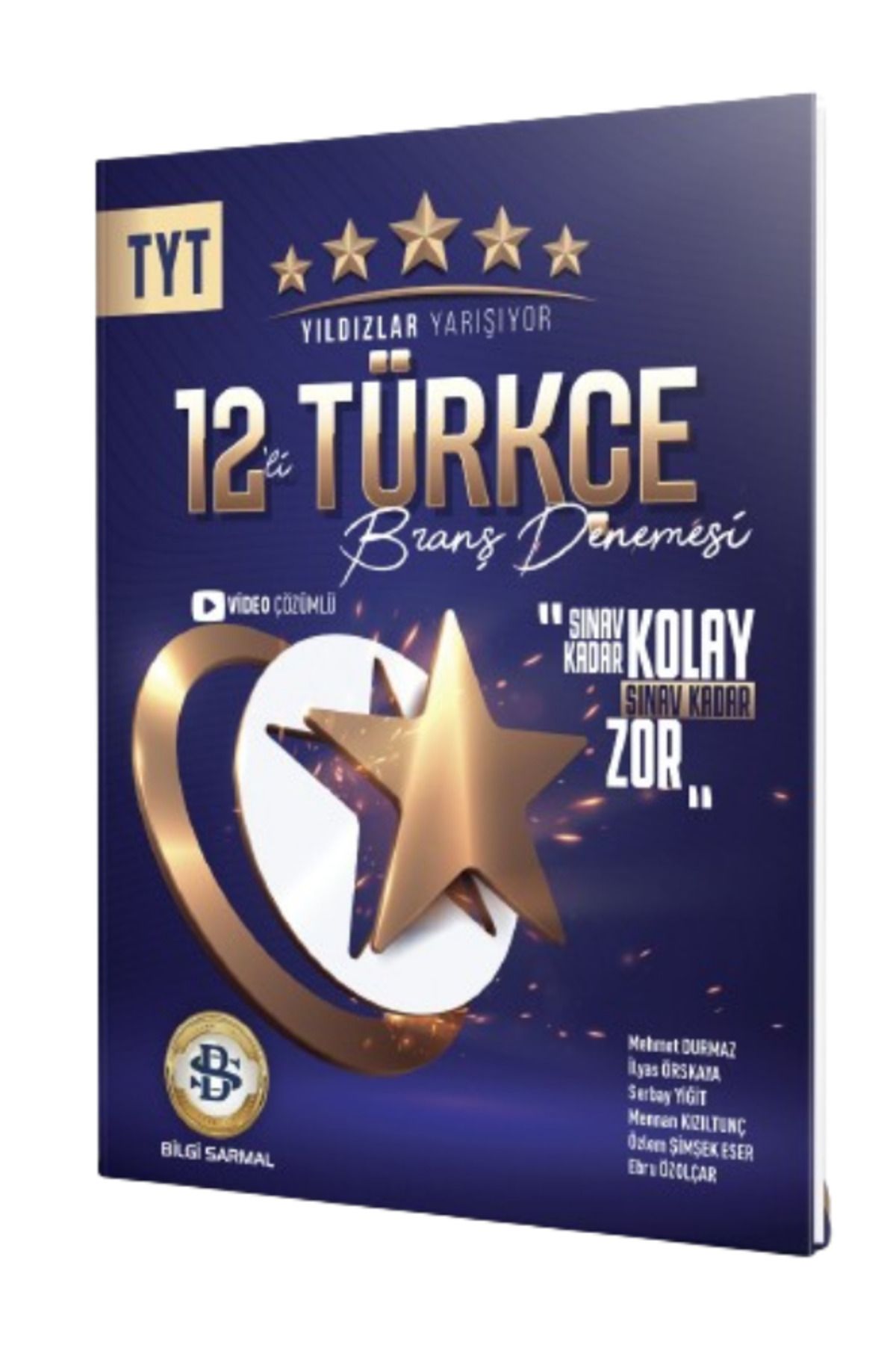 Bilgi Sarmal Yayınları Bilgi Sarmal Yıldızlar Yarışıyor TYT Türkçe 12 li Branş Denemesi