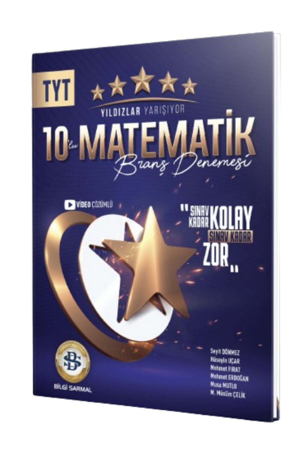 Bilgi Sarmal Yayınları Bilgi Sarmal Yıldızlar Yarışıyor TYT Matematik 10 lu Branş Denemesi
