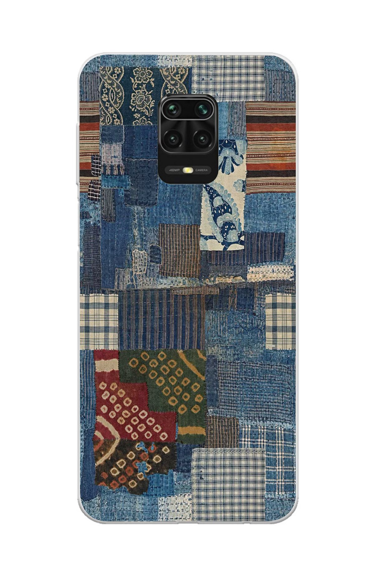 moonset Xiaomi Redmi Note 9 Pro / Note 9S Uyumlu Vintage Tasarımlı Baskılı Şeffaf Telefon Kılıfı
