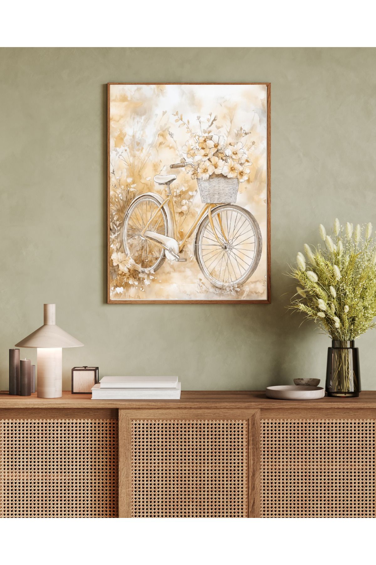 woodhomeworks tek parça salon ofis dekor tablo