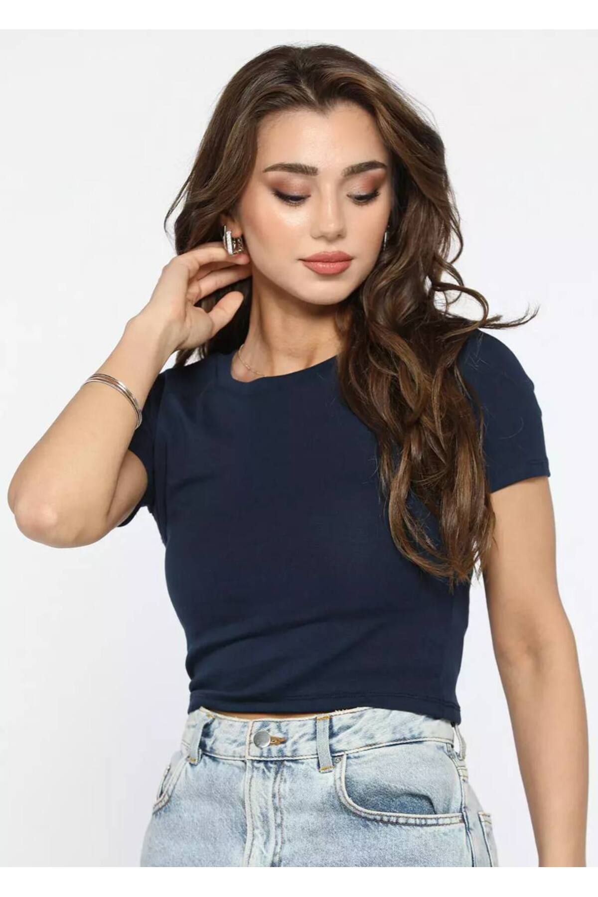 Home Basic Crop Tshirt