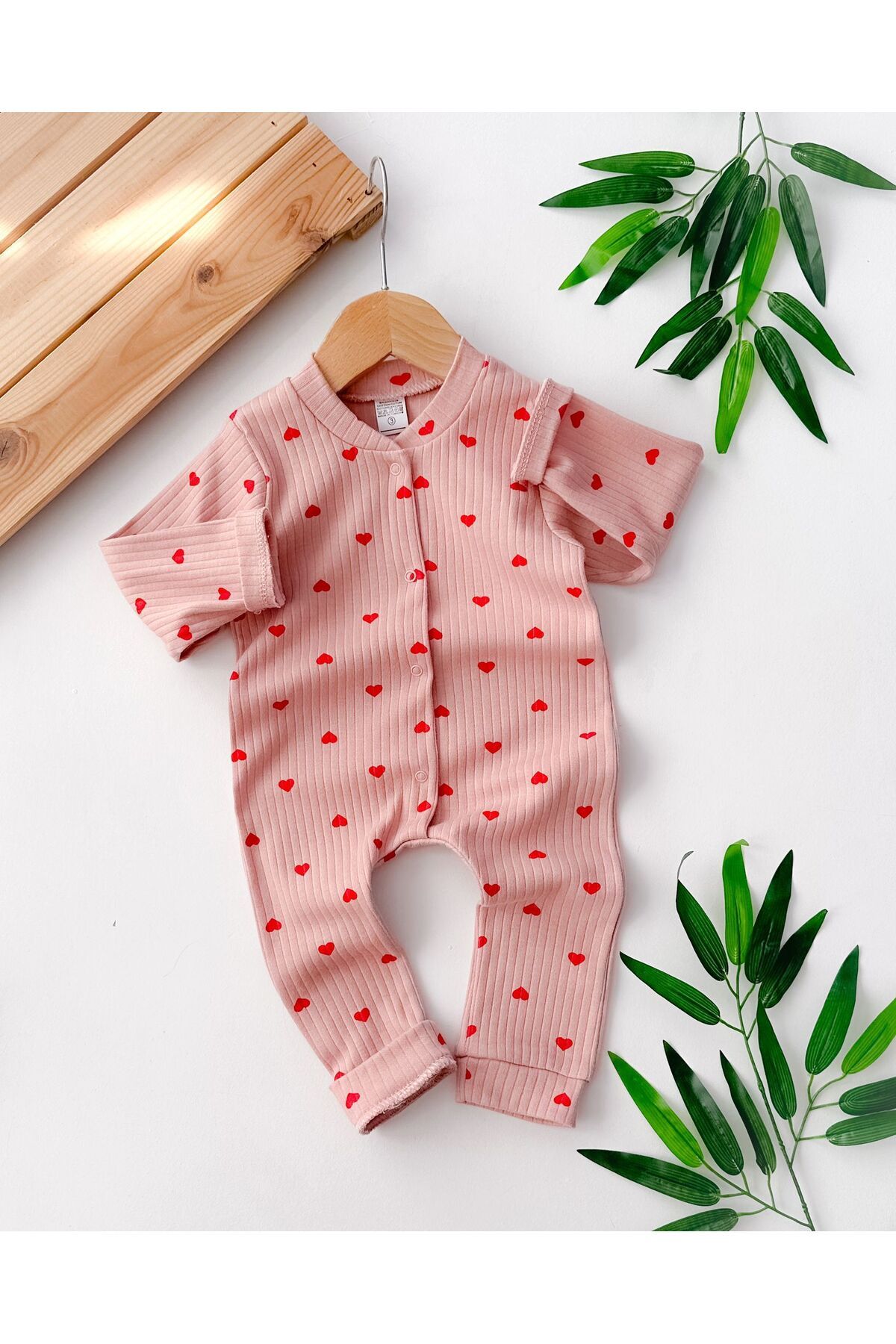 yukobaby bebeğiniz için en doğalı BEBEK GÜL KURUSU 3-6-9 AY PAMUKLU MANŞETŞİZ TULUM YENİDOĞAN HASTANE ÇIKIŞI BEBEK KIYAFETİ YK5886