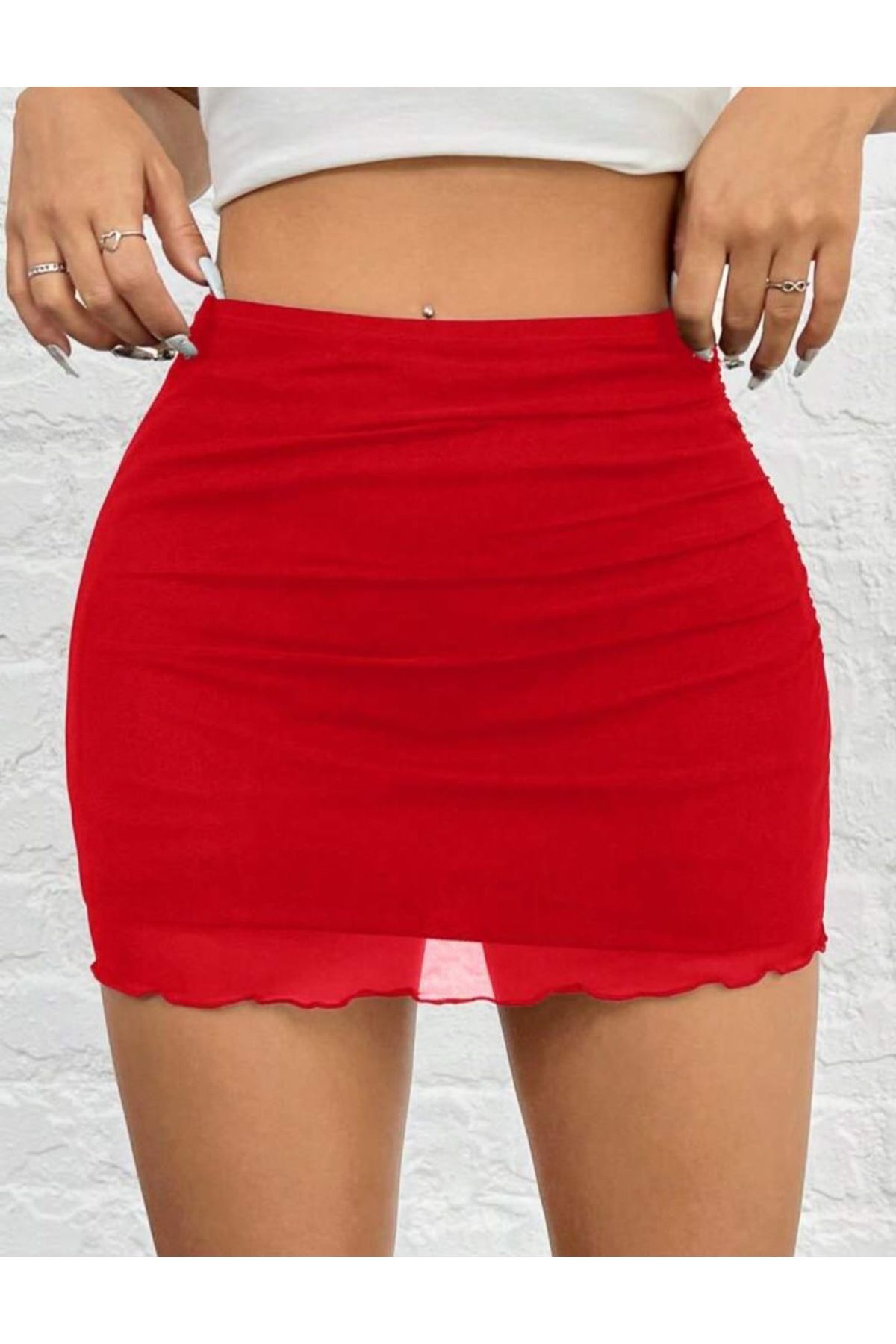 LİMMODA İçi astarlı mini tül etek