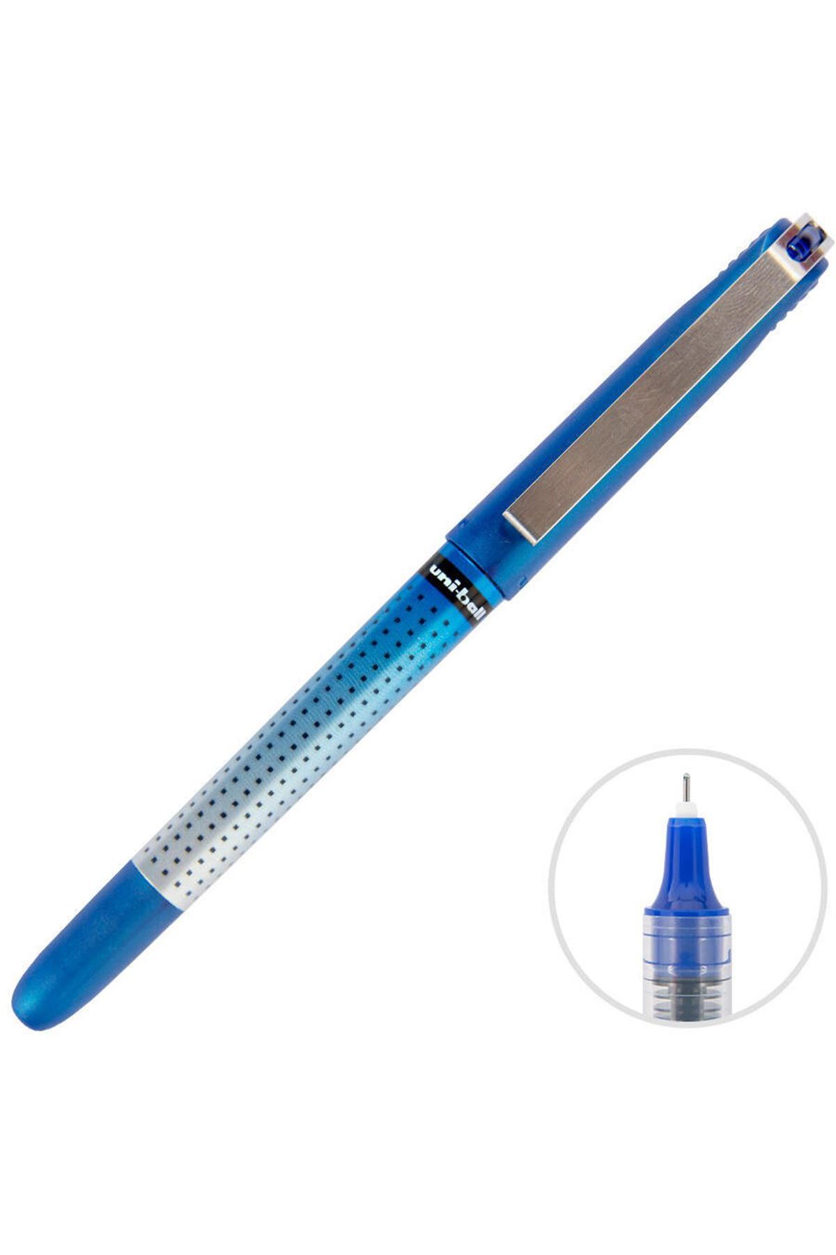 UNİ-BALL ROLLER KALEM UB-185S EYE NEEDLE MAVİ 05 12 Lİ PAKET