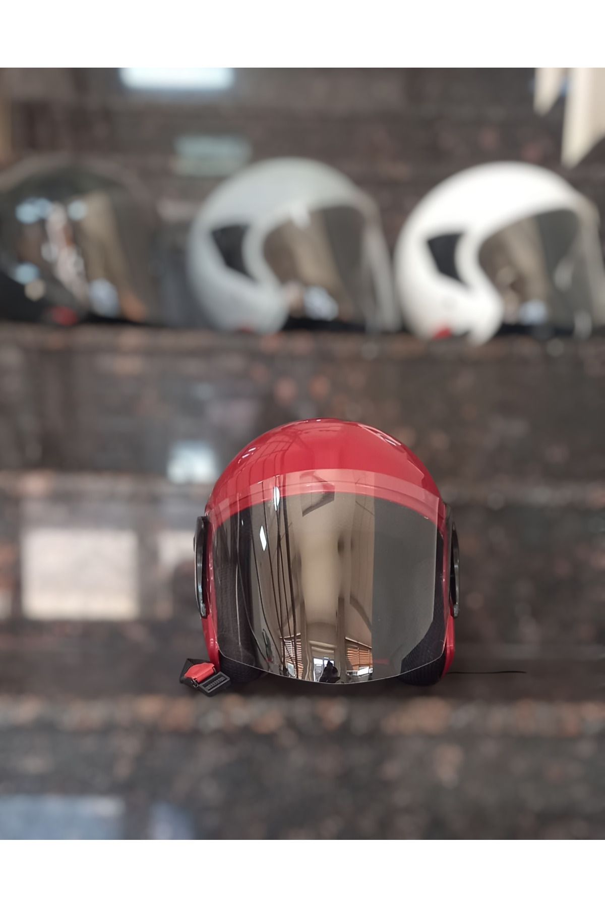 motocesas MOTOSİKLET YARIM KASK