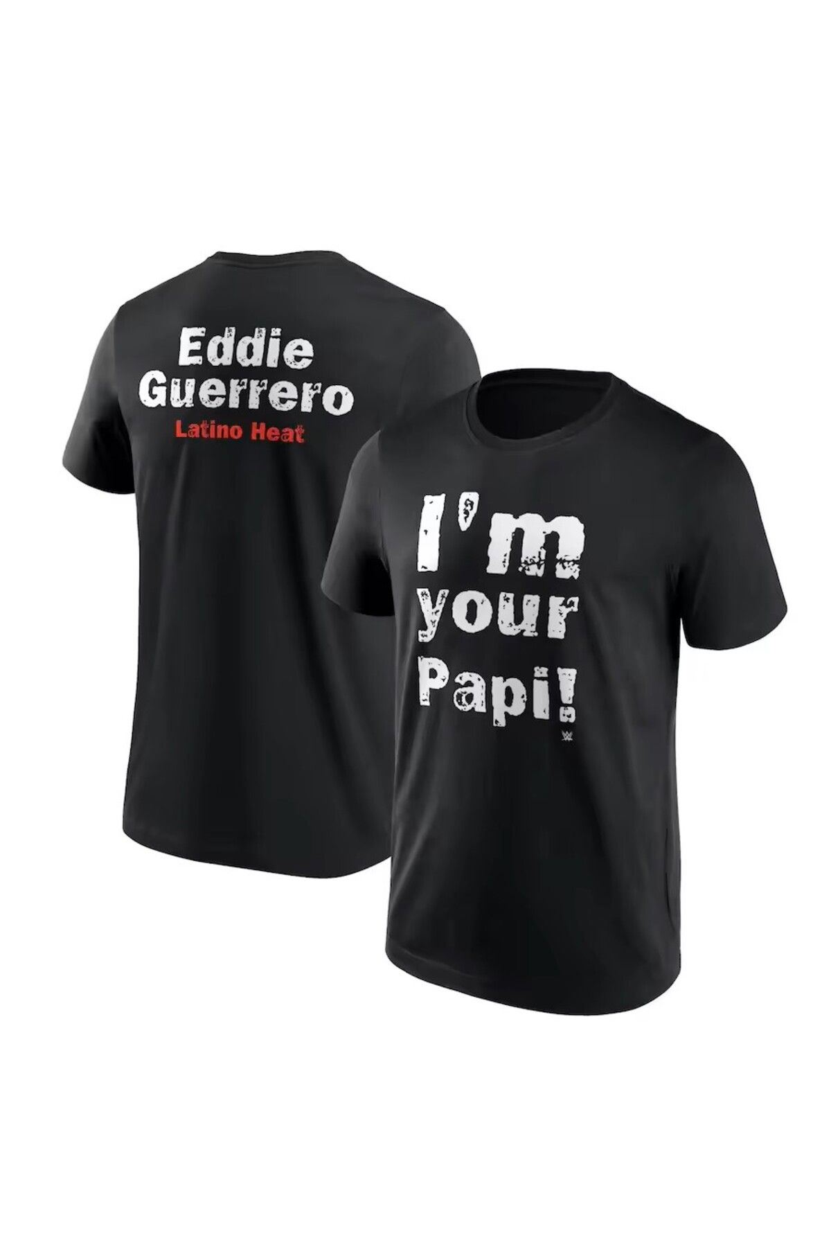 LEIVOR Eddie Guerrero LEGEND I' m Your Papi Siyah Pamuk T-shirt