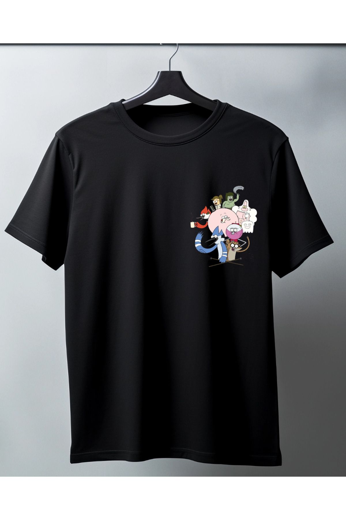 Ebiidesign Regular Show Team Tasarımlı Baskılı T-Shirt