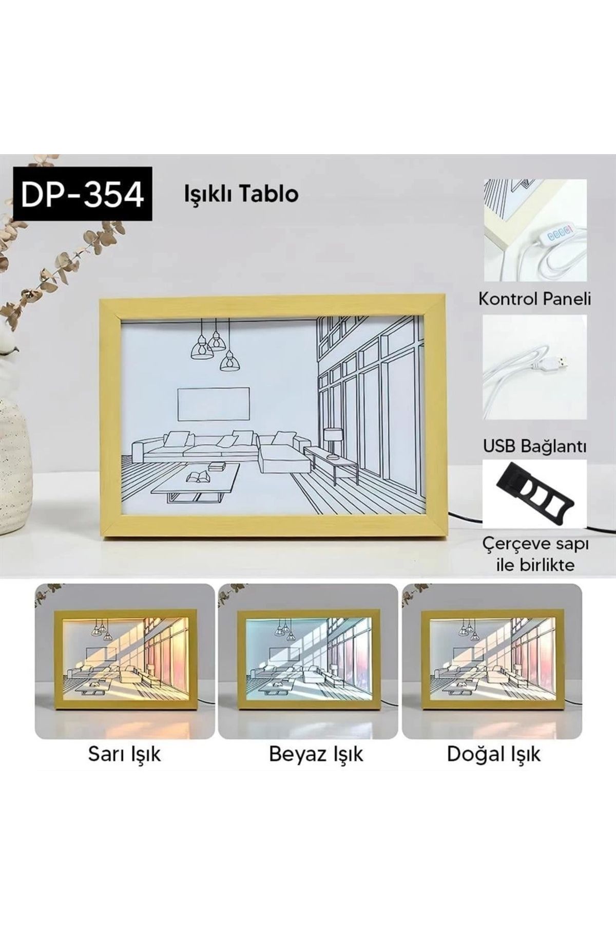 YNT İthalat Işıklı Tablo
