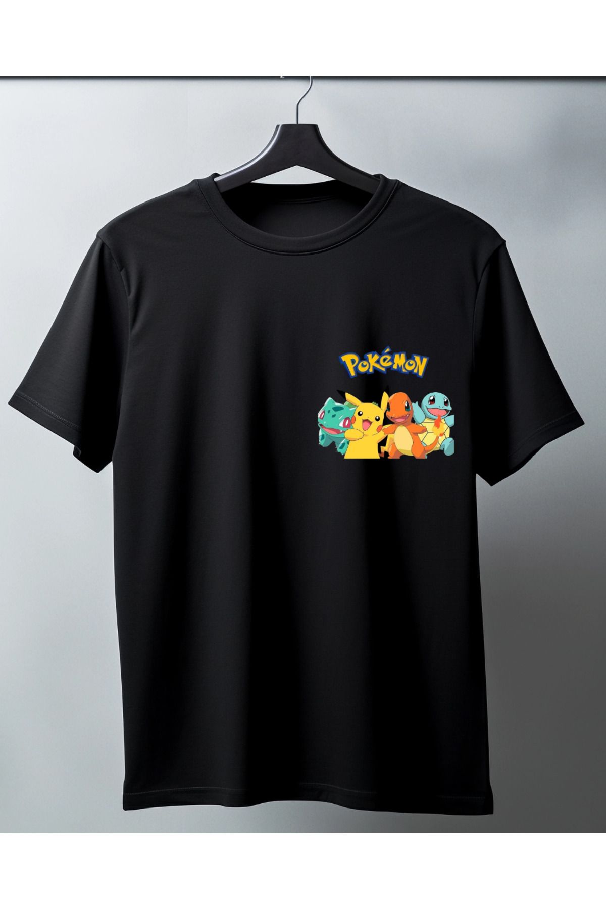 Ebiidesign Pokemon Tasarımlı Baskılı T-Shirt