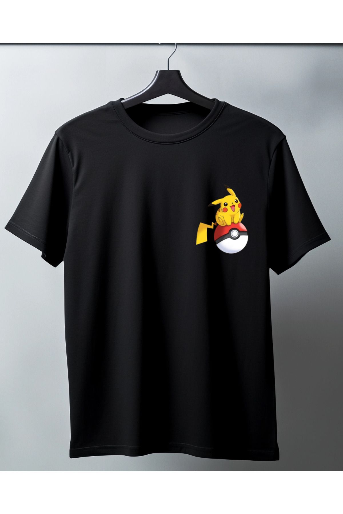 Ebiidesign Pikachu Tasarımlı Baskılı T-Shirt