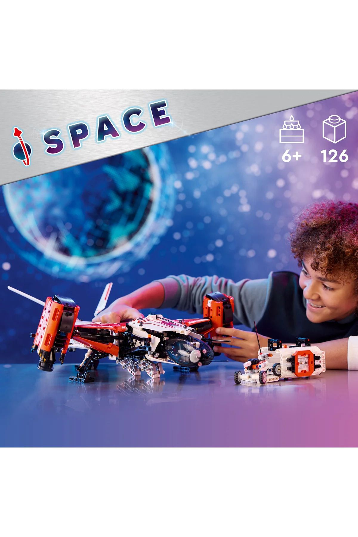 LEGO-®   Technic Vtol Heavy Cargo Space Ship Lt81 42181 - 10+ Toy Model Building Kit (1365 Pr) 5