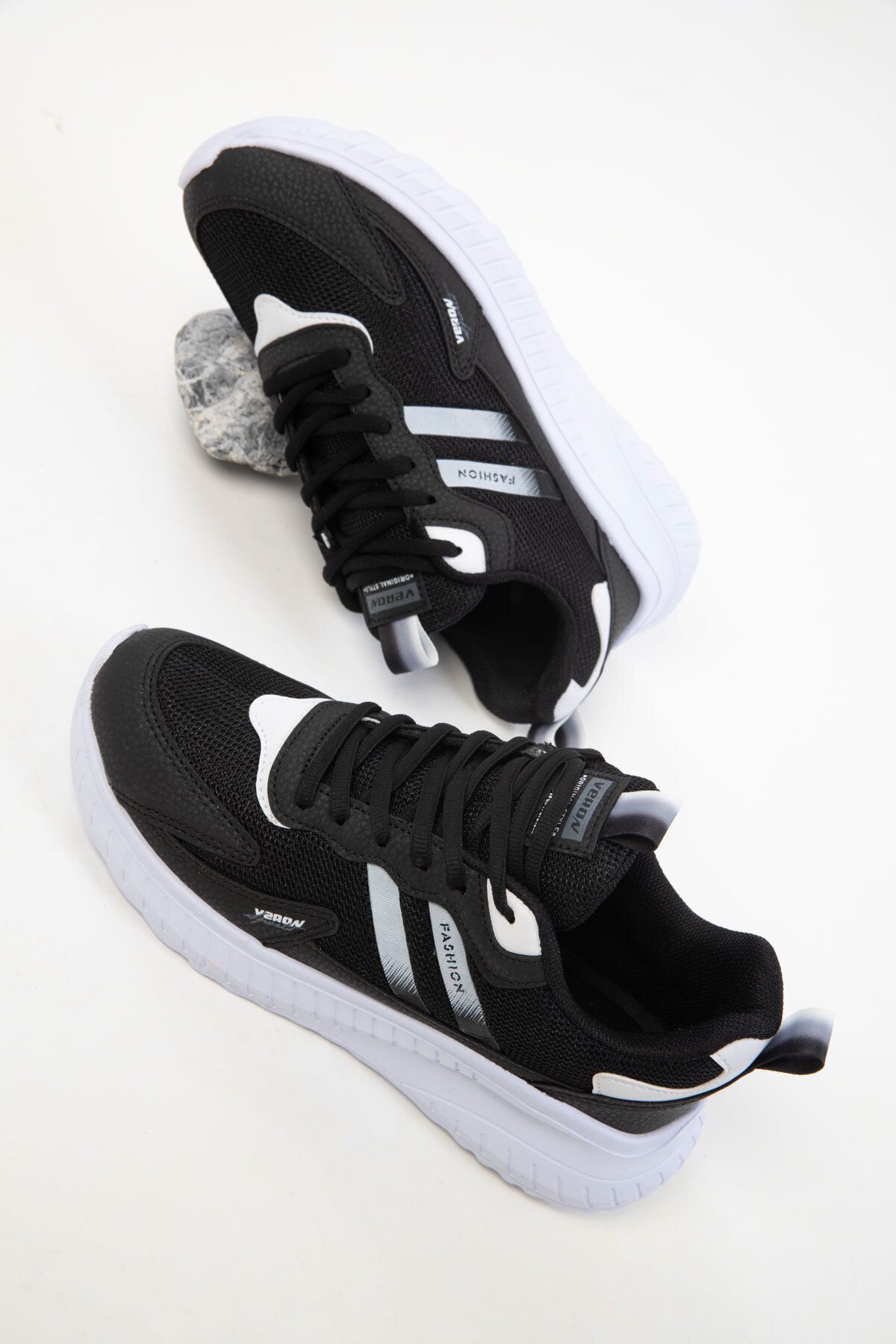 SOHO Siyah-Beyaz Unisex Sneaker 20601 görsel 2