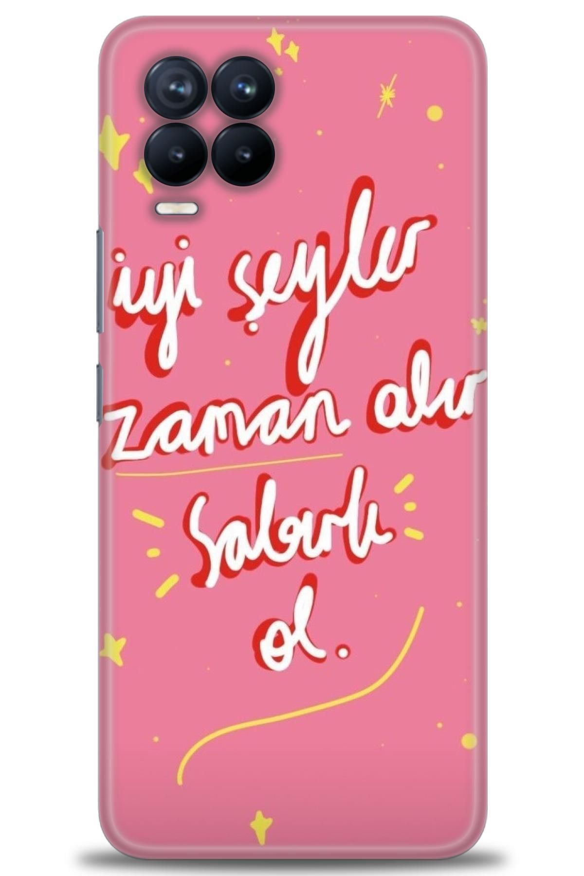 realme 8 / 8 Pro İle Uyumlu HD Baskılı Desenli Silikon Kılıf - 202
