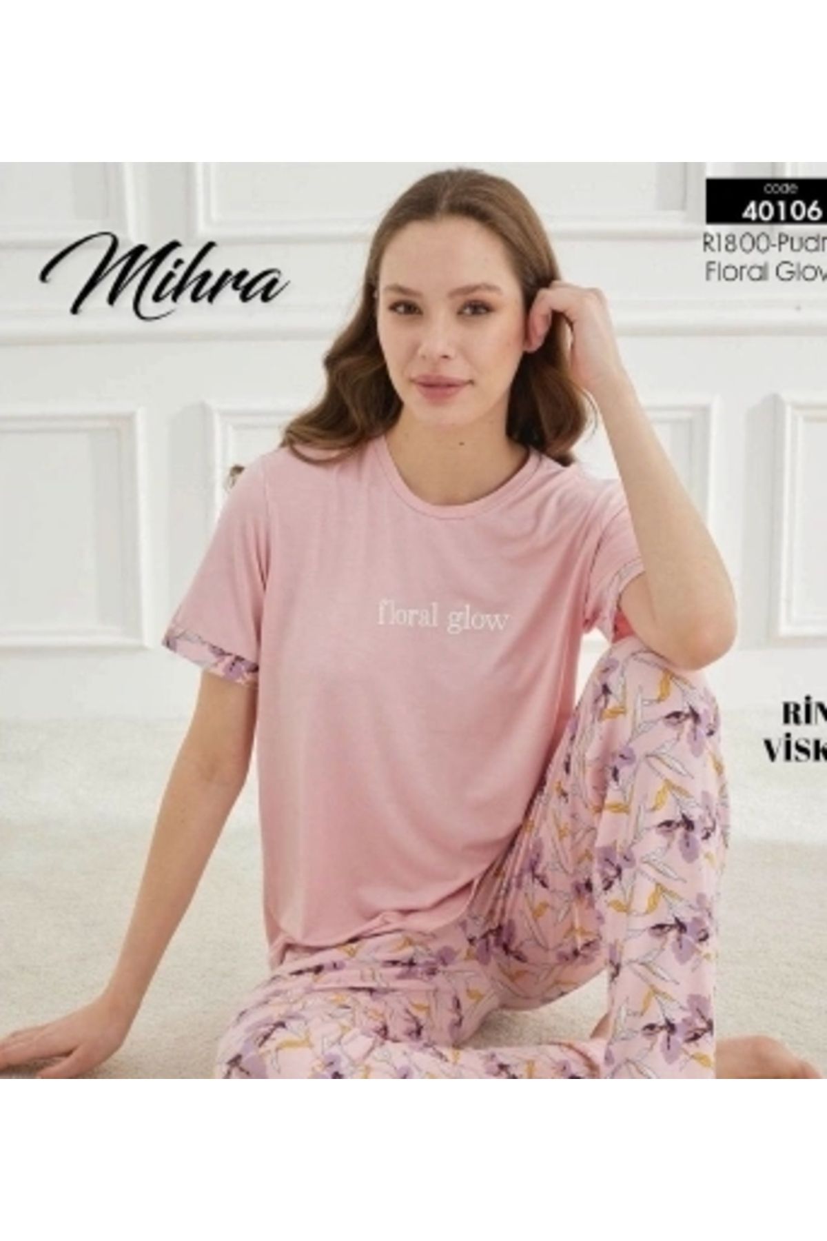 Nemere Mihra 40106 Kadın Kısa Kol Pijama Takımı