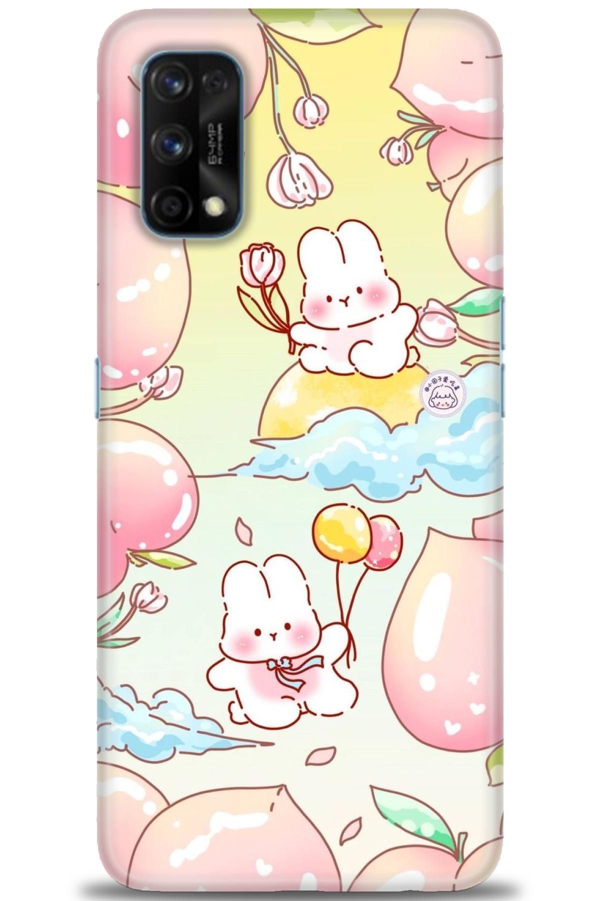 realme 7 Pro İle Uyumlu HD Baskılı Desenli Silikon Kılıf - 828