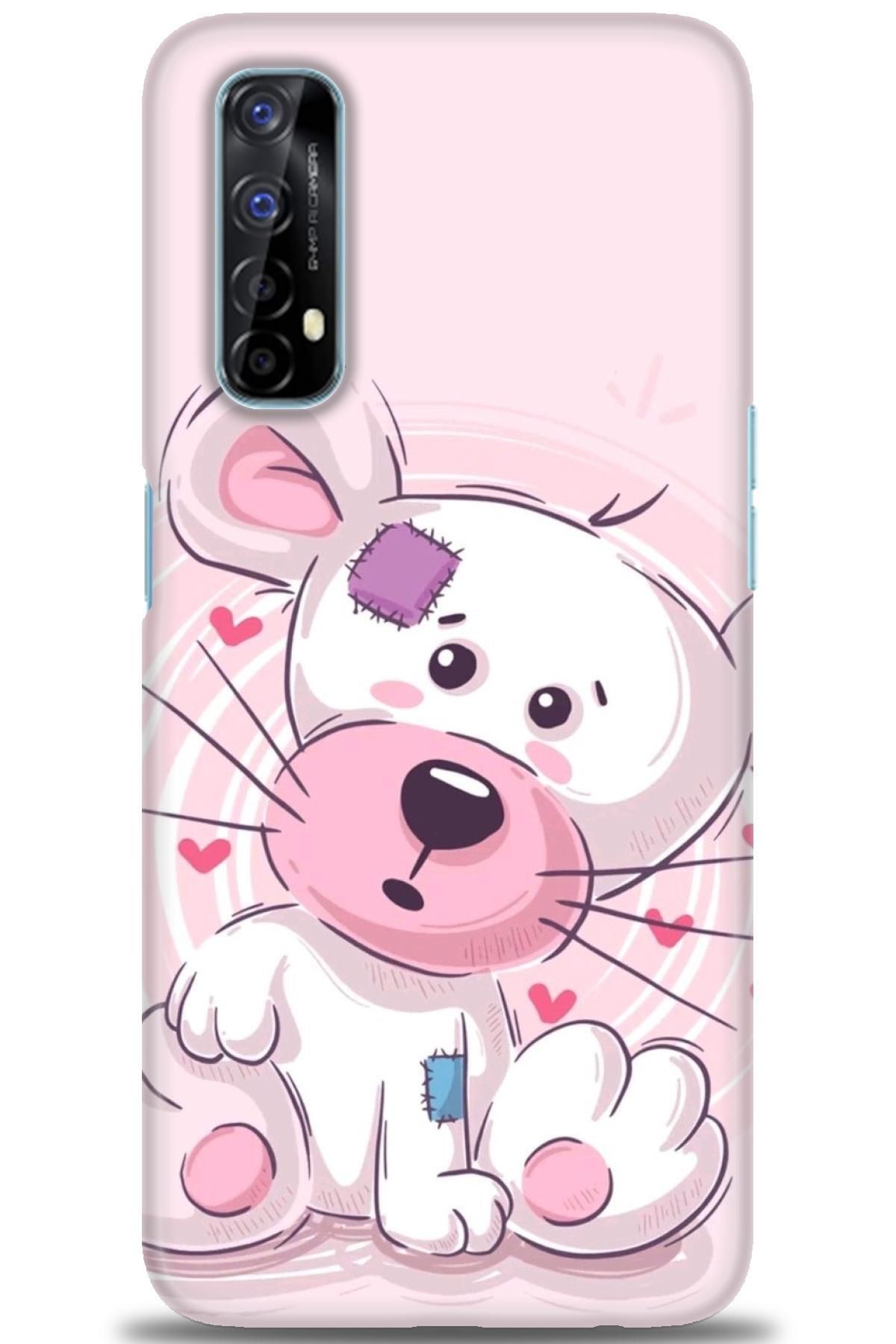 realme 7 İle Uyumlu HD Baskılı Desenli Silikon Kılıf - 386