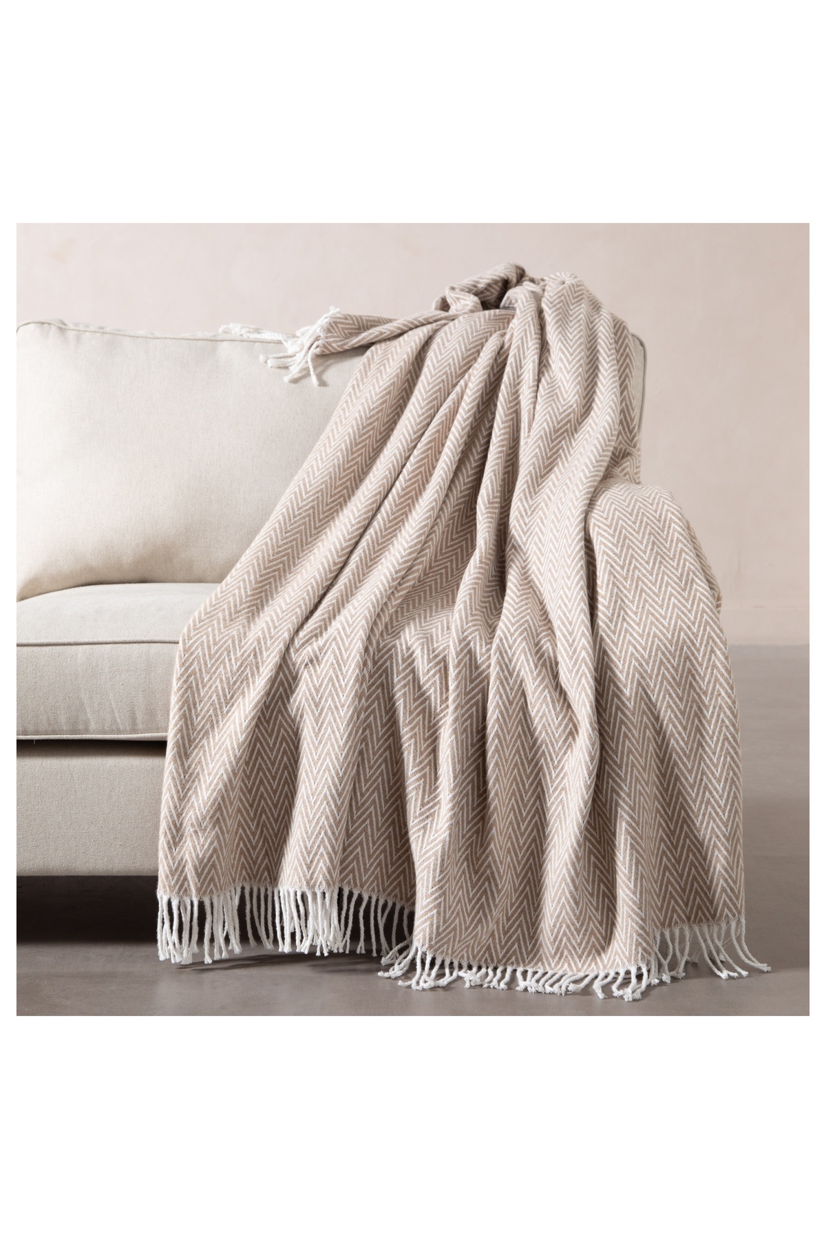 Mudo Home Etna Scotch Battaniye Kahve 200x220cm