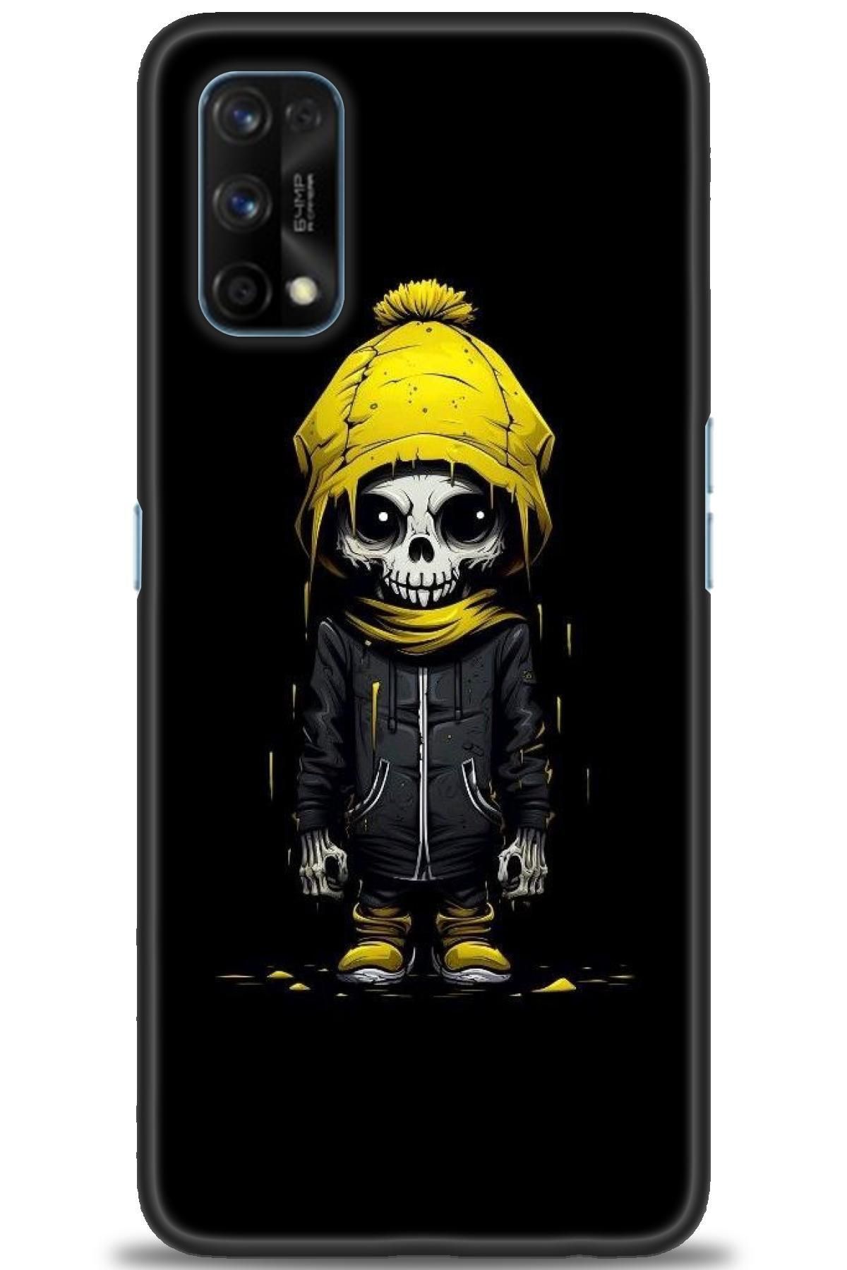 realme 7 Pro İle Uyumlu HD Baskılı Desenli Silikon Kılıf - 432