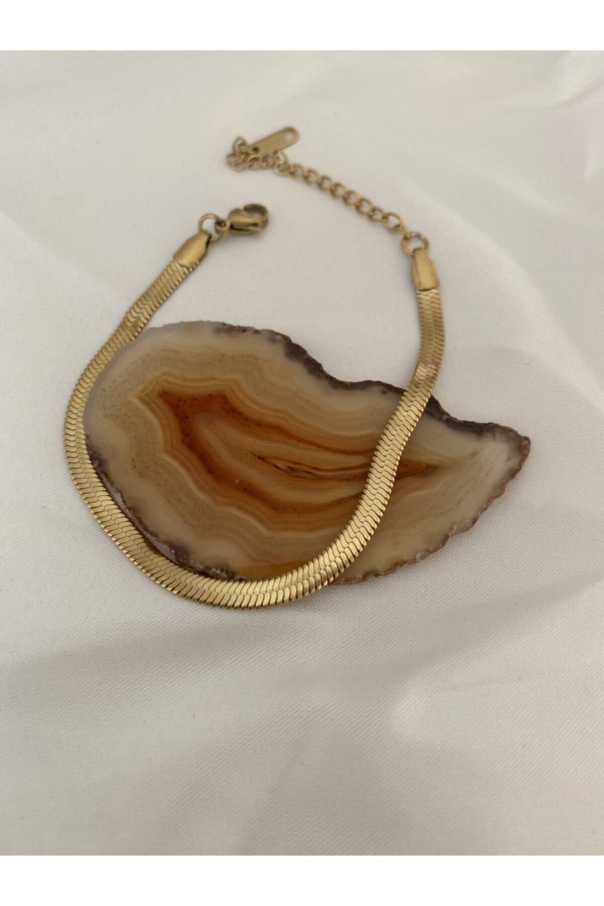 Mrycollectionn Altın Renk Unisex 4mm İtalyan Bileklik Vip Kararmaz Solmaz Çelik Bileklik