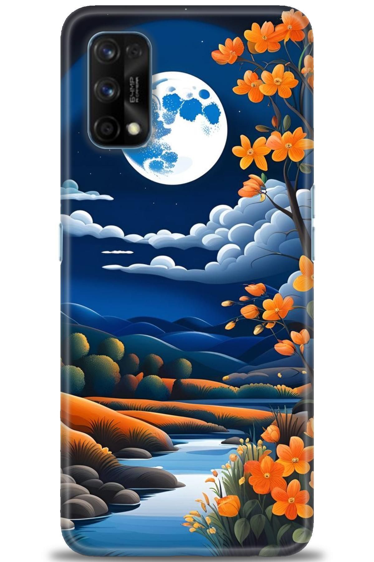 realme 7 Pro İle Uyumlu HD Baskılı Desenli Silikon Kılıf - 623