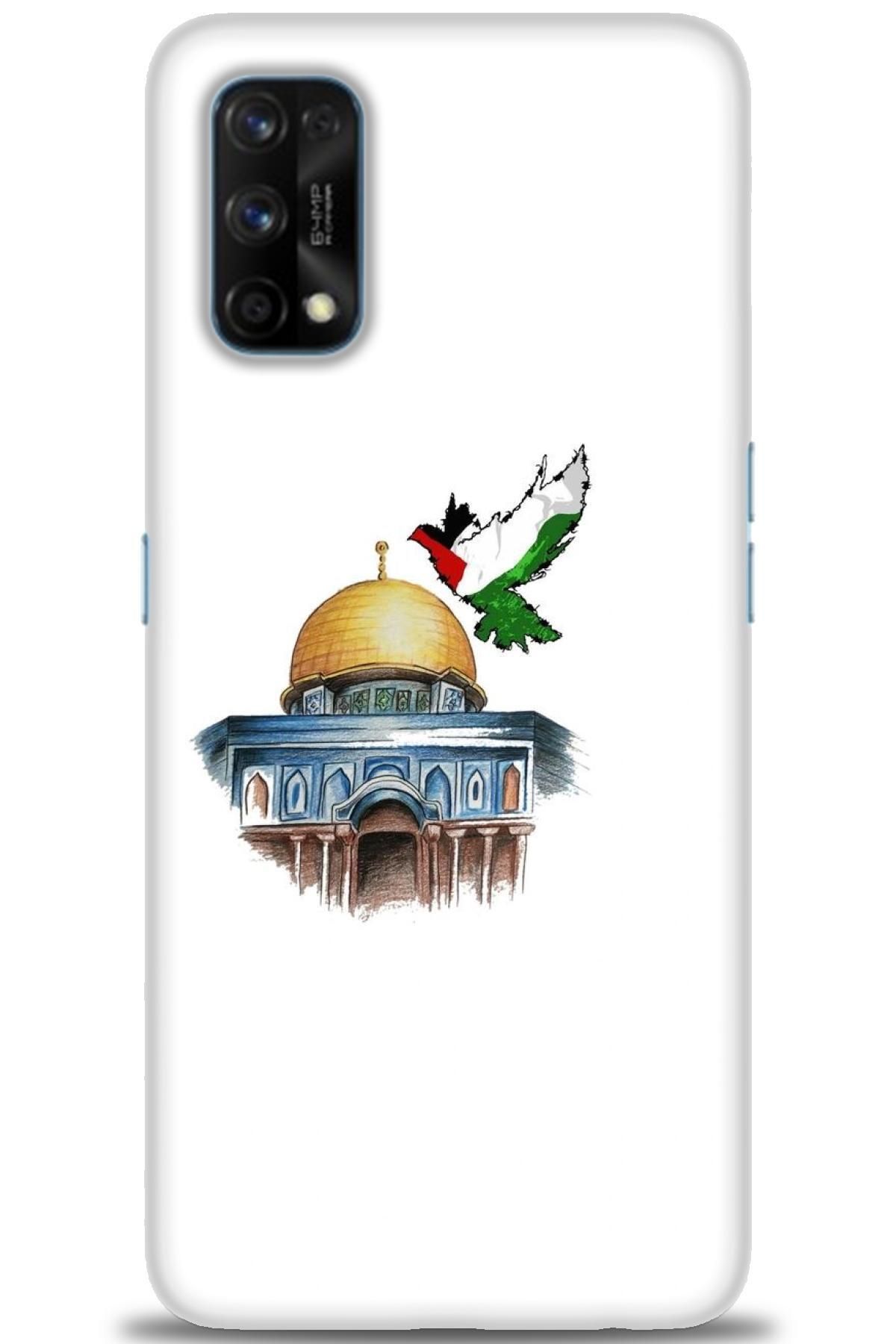 realme 7 Pro İle Uyumlu HD Baskılı Desenli Silikon Kılıf - 494