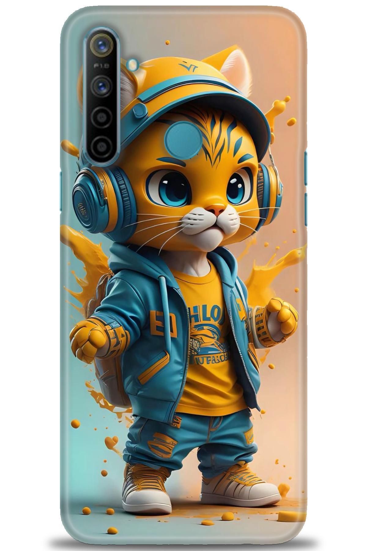 realme 6i İle Uyumlu HD Baskılı Desenli Silikon Kılıf - 565