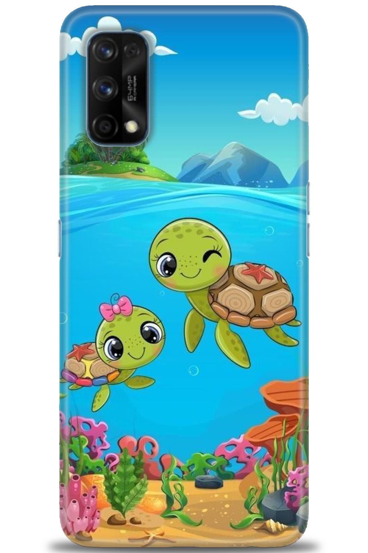 realme 7 Pro İle Uyumlu HD Baskılı Desenli Silikon Kılıf - 389