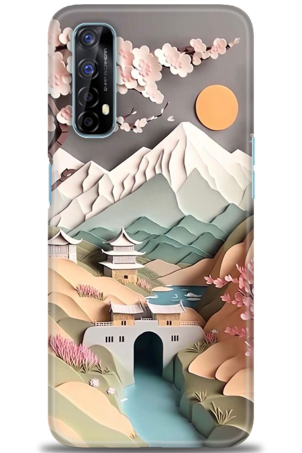 realme 7 İle Uyumlu HD Baskılı Kılıf - Karışık Seri - 321
