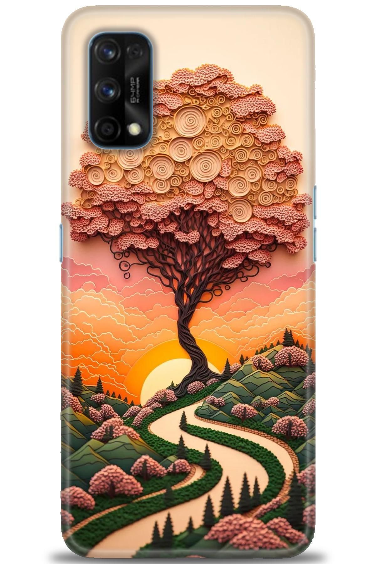 realme 7 Pro İle Uyumlu HD Baskılı Desenli Silikon Kılıf - 886
