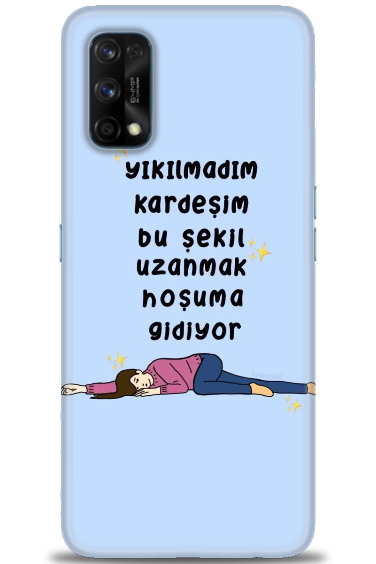 realme 7 Pro İle Uyumlu HD Baskılı Desenli Silikon Kılıf - 1077