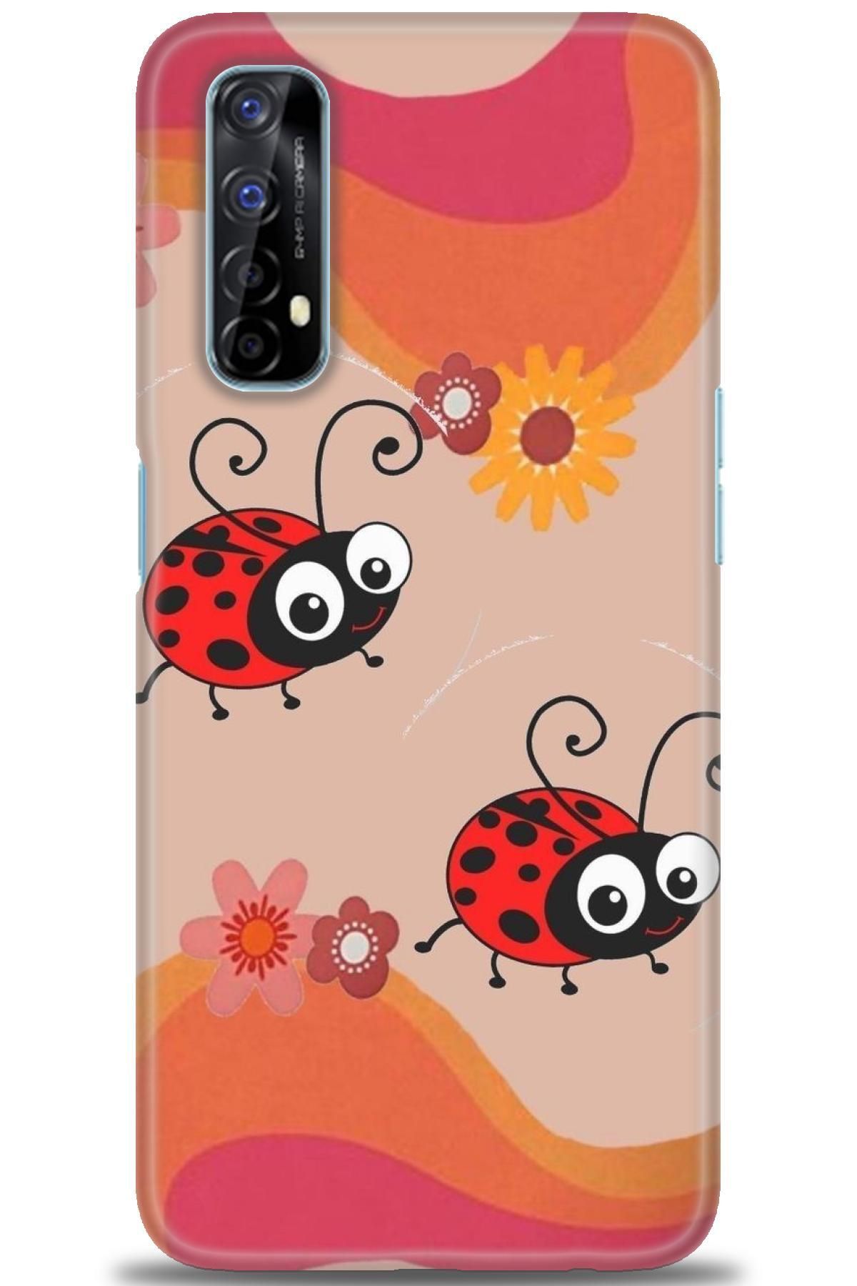 realme 7 İle Uyumlu HD Baskılı Desenli Silikon Kılıf - 605