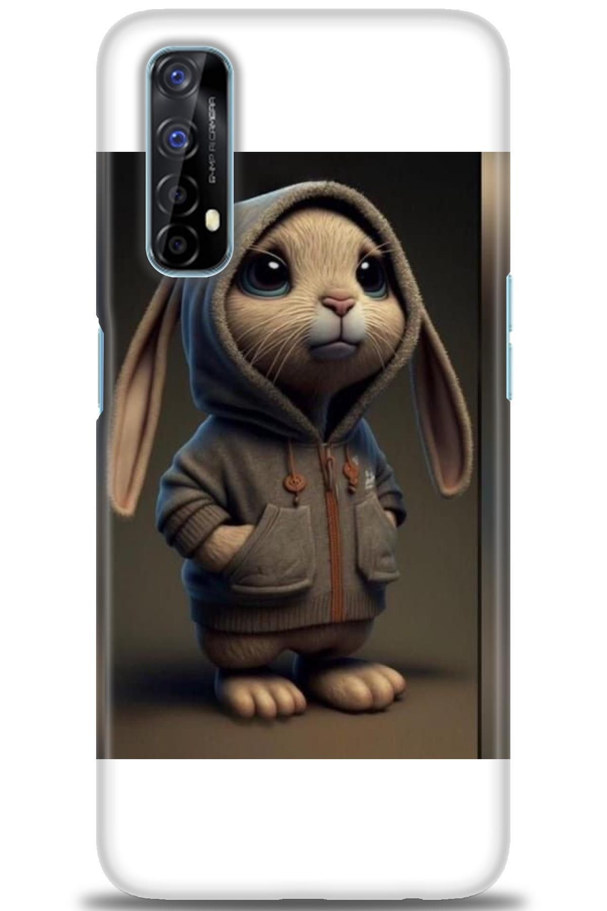 realme 7 İle Uyumlu HD Baskılı Desenli Silikon Kılıf - 331
