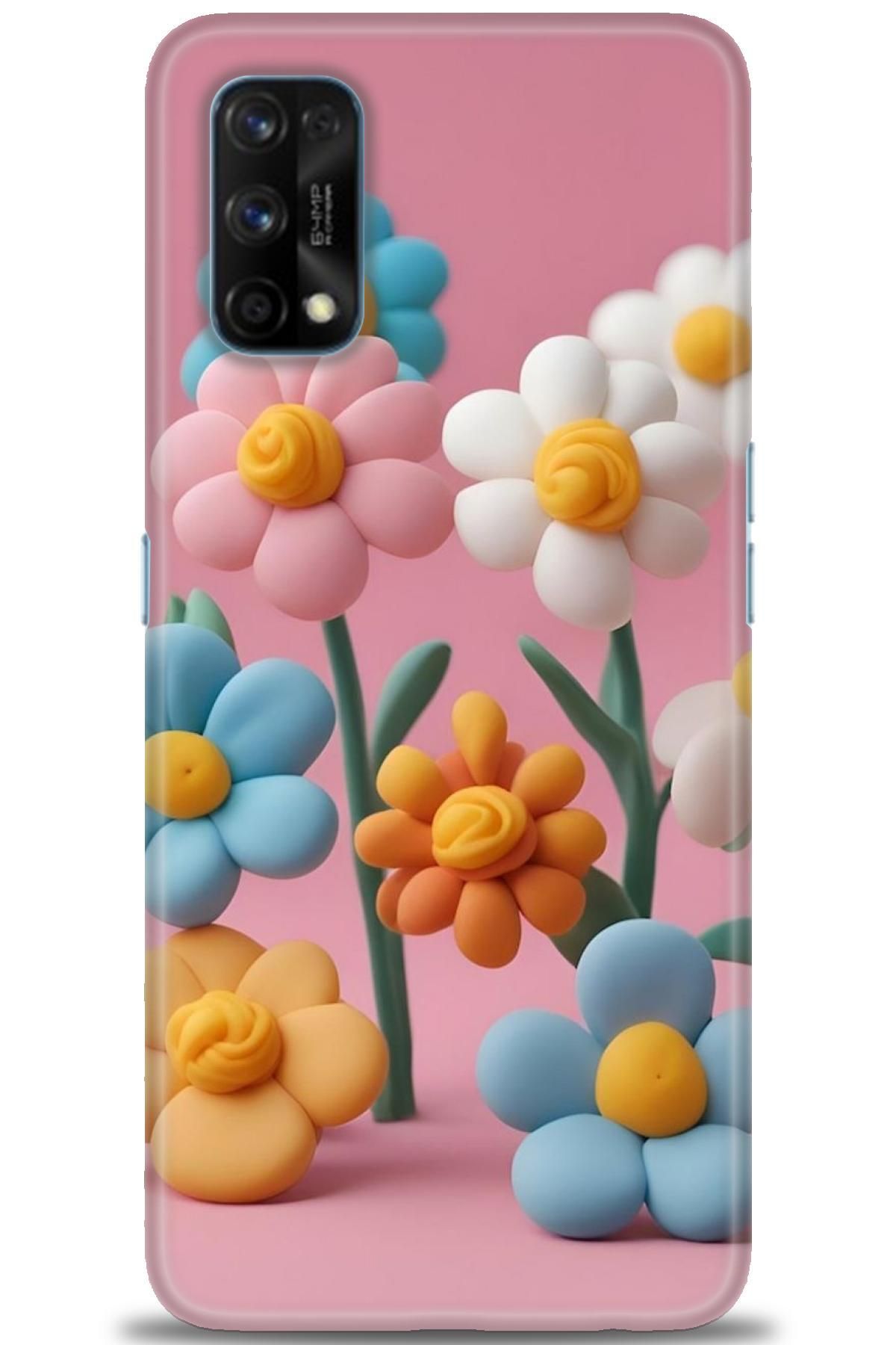 realme 7 Pro İle Uyumlu HD Baskılı Desenli Silikon Kılıf - 531