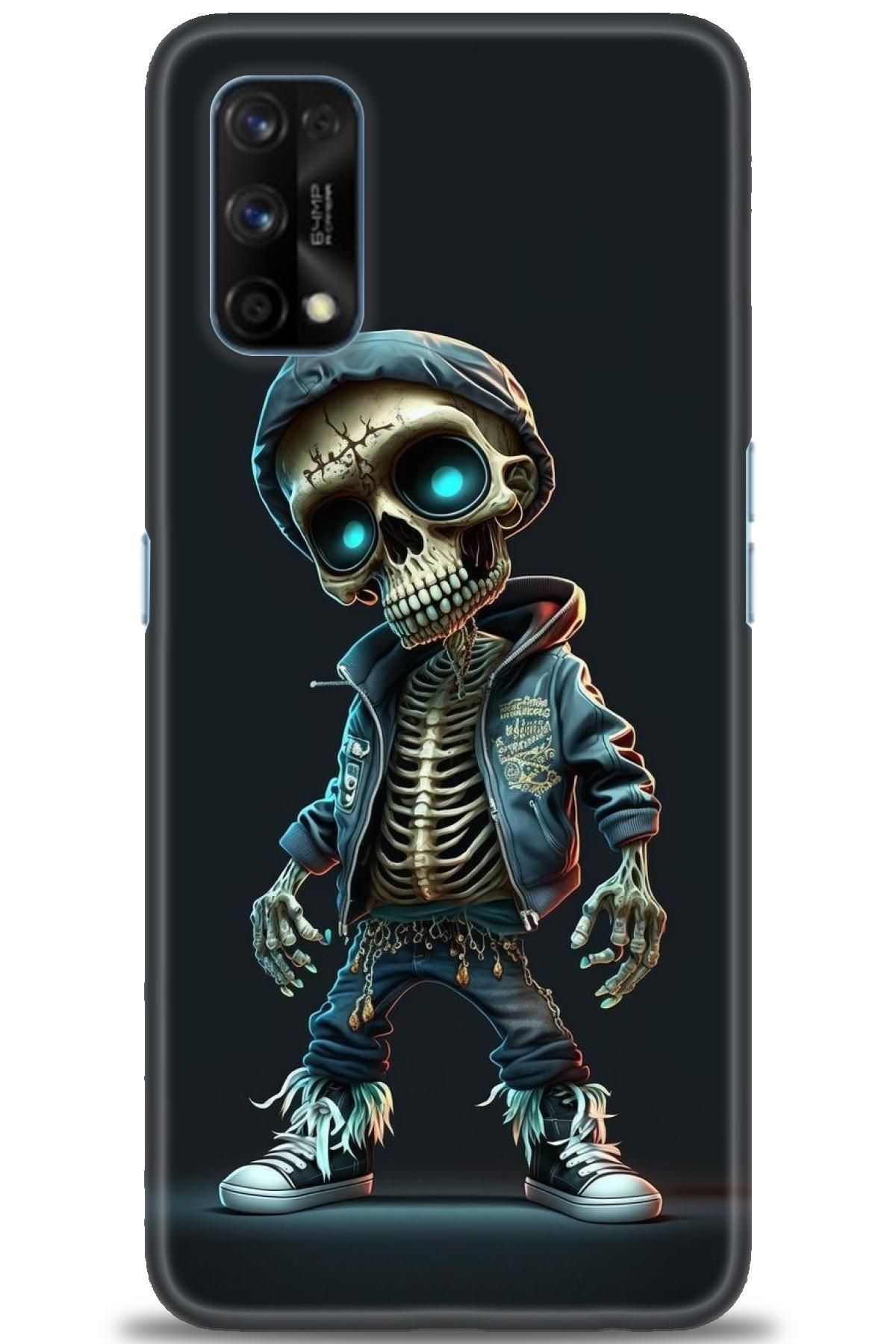 realme 7 Pro İle Uyumlu HD Baskılı Desenli Silikon Kılıf - 433