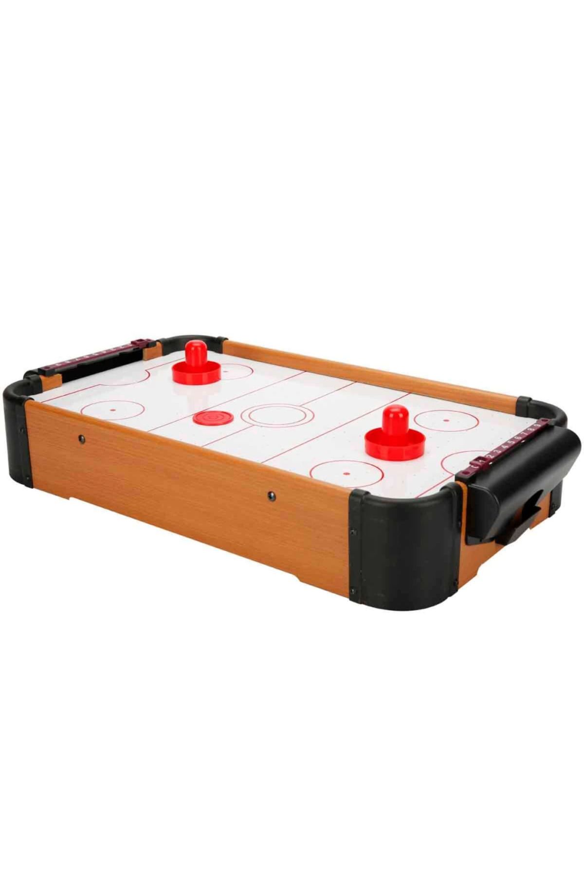 MR RZN STORE Rising Sports Ahşap Masaüstü Hava Hokeyi