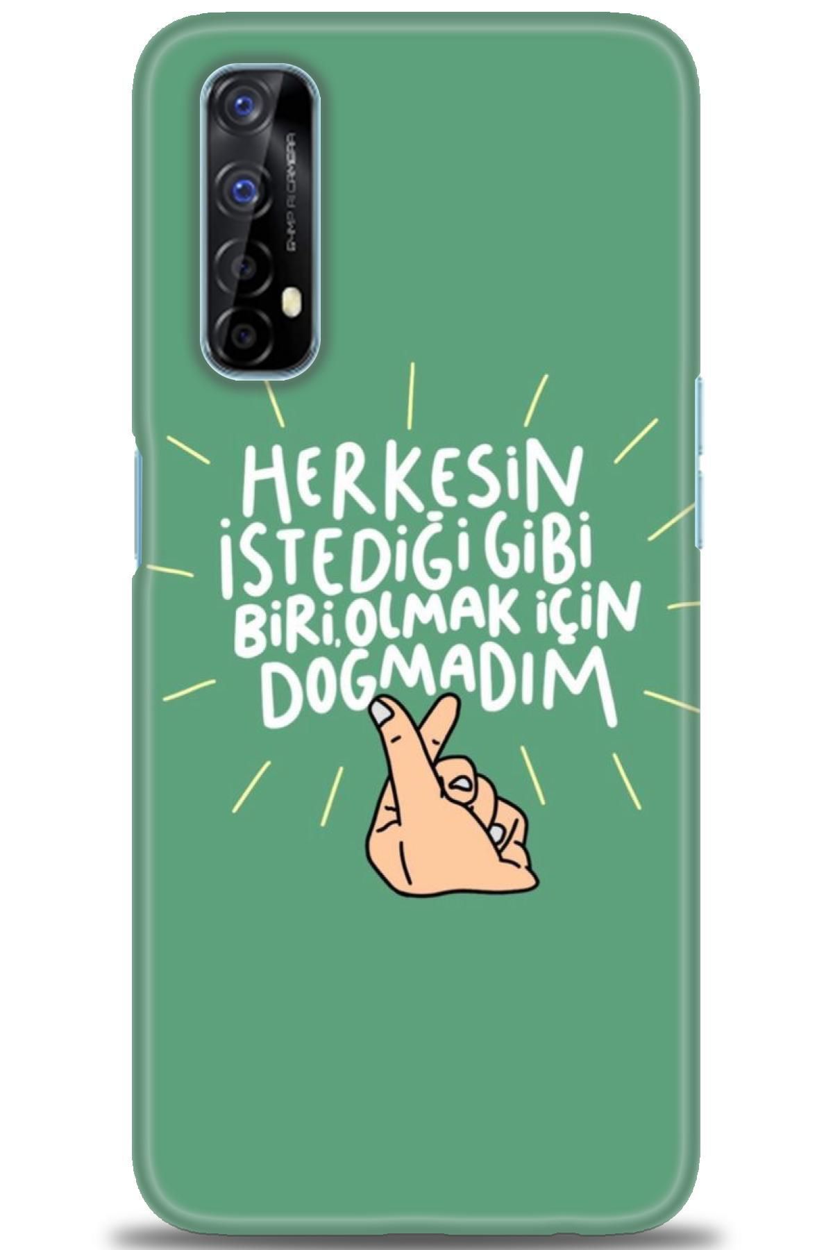 realme 7 İle Uyumlu HD Baskılı Kılıf - Karışık Seri - 1079