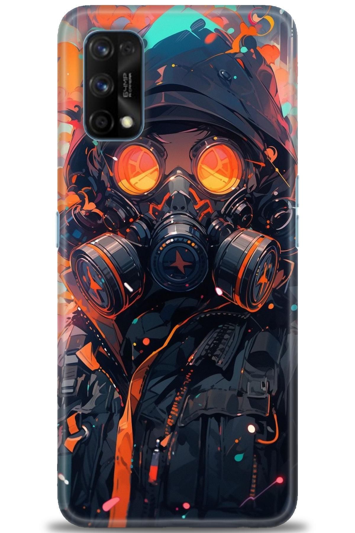 realme 7 Pro İle Uyumlu HD Baskılı Desenli Silikon Kılıf - 569
