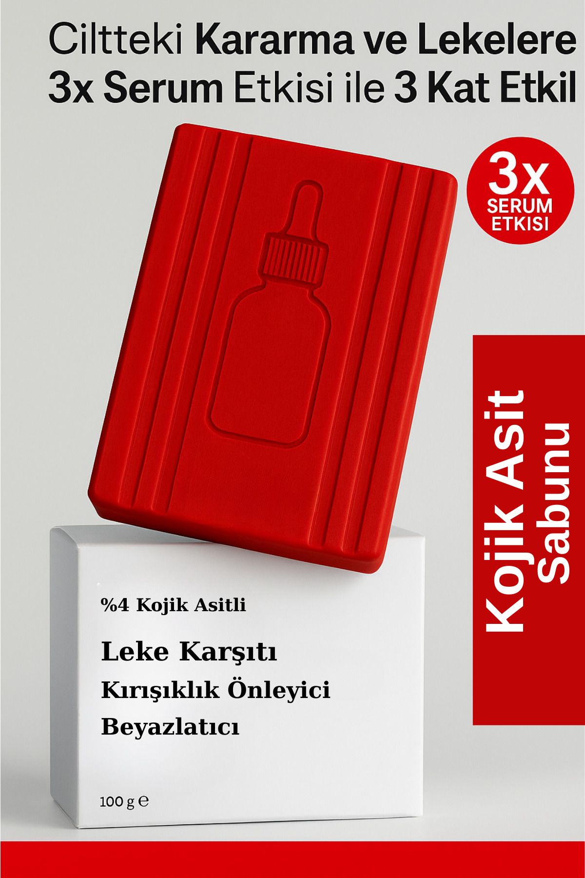 EpiRelax Kojik Asit Sabunu Işıltılı ve Eşit Tonda Bir Cilt İçin Temizleyici Bar Doğal Çözüm