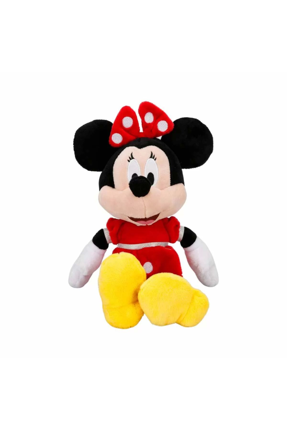 MR RZN STORE Minnie Kırmızı Elbiseli Peluş 30 cm