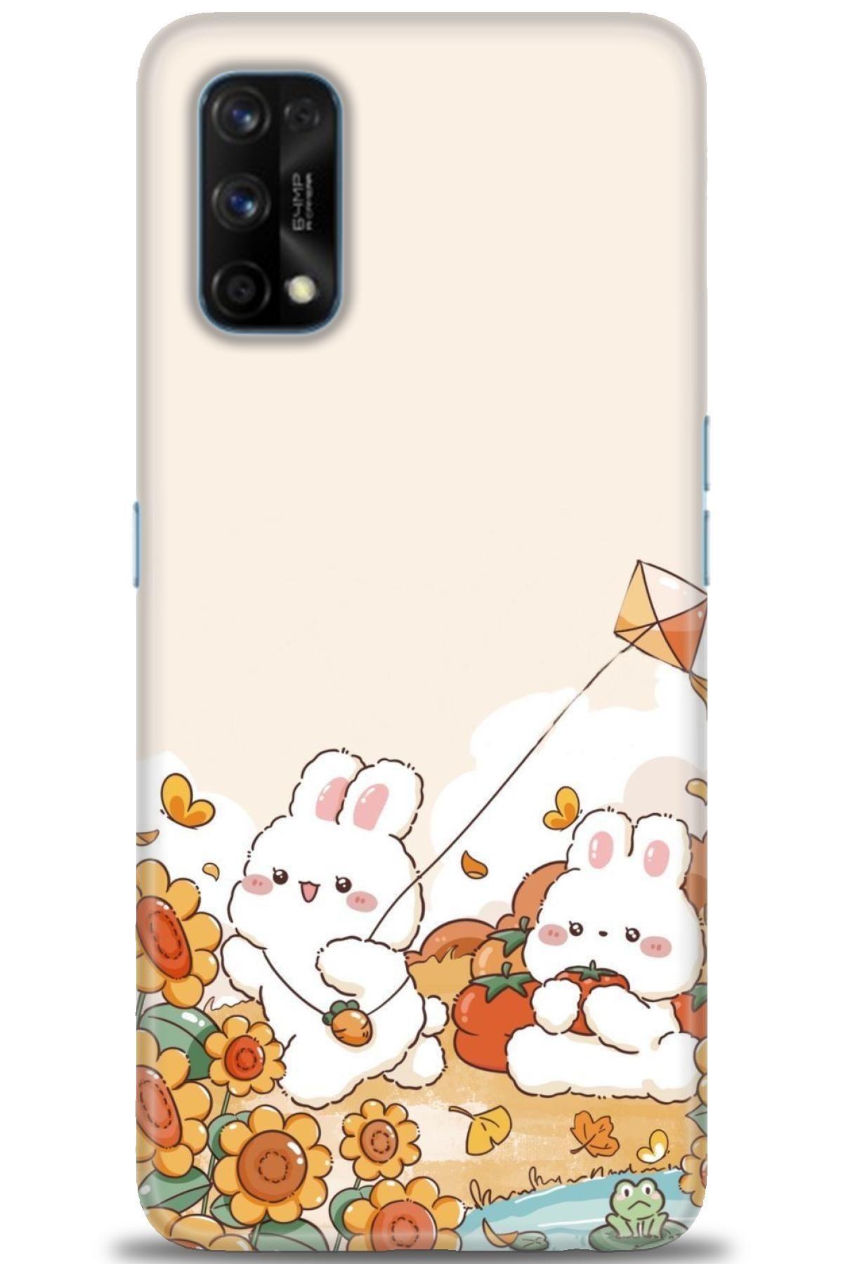 realme 7 Pro İle Uyumlu HD Baskılı Desenli Silikon Kılıf - 169