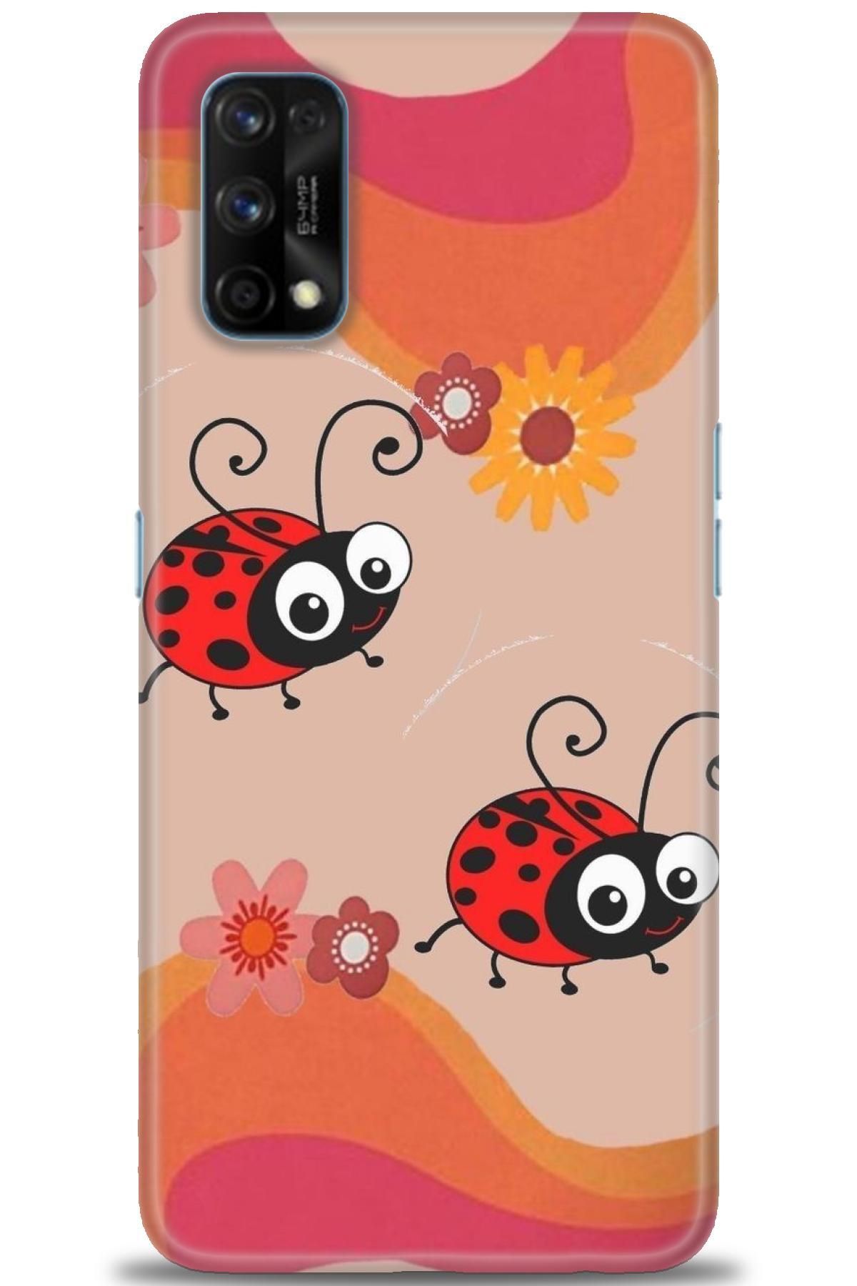 realme 7 Pro İle Uyumlu HD Baskılı Desenli Silikon Kılıf - 605